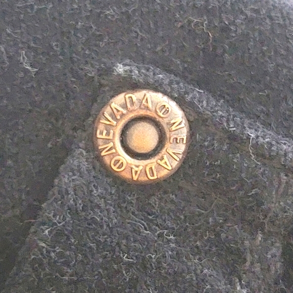 Nevada Petite Suede Rhinestone Button Jacket Size S - Picture 8 of 12